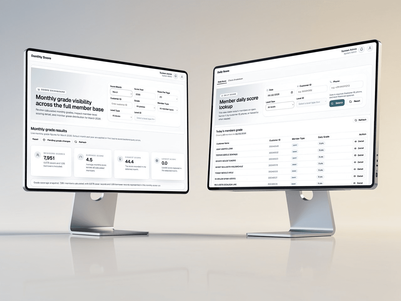Member Performance Tracking
